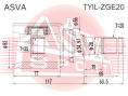 ШРУС ВНУТРЕННИЙ ЛЕВЫЙ 25X35X20 TYIL-ZGE20