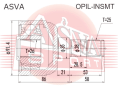 ШРУС ВНУТРЕННИЙ 26x35x25 OPIL-INSMT