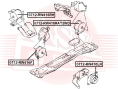 ПОДУШКА ДВИГАТЕЛЯ ЗАДНЯЯ 0712-RW416RAT2WD