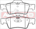 КОЛОДКИ ТОРМОЗНЫЕ ДИСКОВЫЕ ЗАДНИЕ AKD-1364