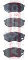 КОЛОДКИ ТОРМОЗНЫЕ ДИСКОВЫЕ ПЕРЕДНИЕ AKD-3349
