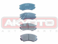 КОЛОДКИ ТОРМОЗНЫЕ ДИСКОВЫЕ ПЕРЕДНИЕ AKD-18104