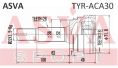 ШРУС НАРУЖНЫЙ ЗАДНИЙ 18x51,9x26 TYR-ACA30