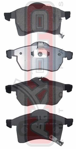 КОЛОДКИ ТОРМОЗНЫЕ ДИСКОВЫЕ ПЕРЕДНИЕ AKD-1275