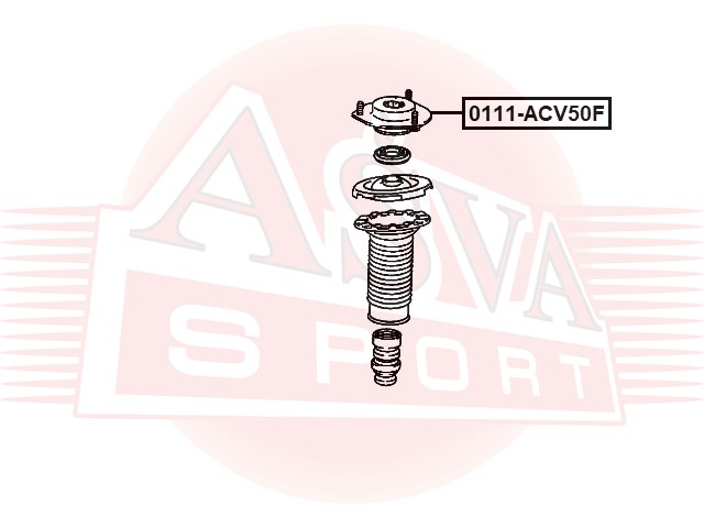 ОПОРА АМОРТИЗАТОРА 0111-ACV50F