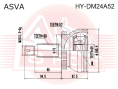 ШРУС НАРУЖНЫЙ 35x73x30 HY-DM24A52