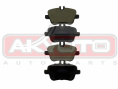 КОЛОДКИ ТОРМОЗНЫЕ ДИСКОВЫЕ AKD-16205