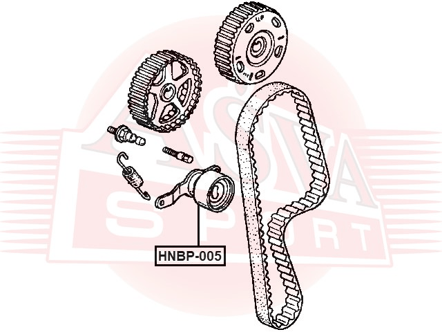 РОЛИК НАТЯЖНОЙ HNBP-005