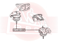 ПОДУШКА ДВИГАТЕЛЯ ПЕРЕДНЯЯ 0112-GX105F