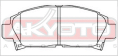 КОЛОДКИ ТОРМОЗНЫЕ ДИСКОВЫЕ ПЕРЕДНИЕ AKD-1156