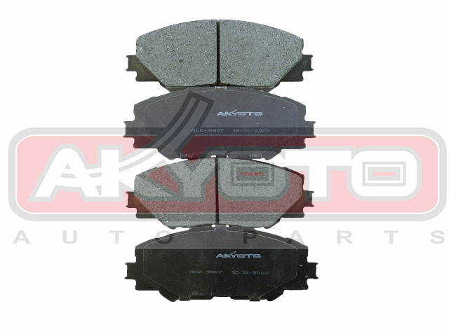 КОЛОДКИ ТОРМОЗНЫЕ ДИСКОВЫЕ ПЕРЕДНИЕ AKD-9807