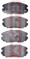 КОЛОДКИ ТОРМОЗНЫЕ ДИСКОВЫЕ ПЕРЕДНИЕ AKD-03773