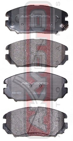 КОЛОДКИ ТОРМОЗНЫЕ ДИСКОВЫЕ ПЕРЕДНИЕ AKD-03773