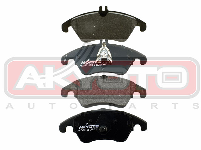 КОЛОДКИ ТОРМОЗНЫЕ ДИСКОВЫЕ ПЕРЕДНИЕ AKD-16105
