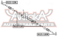 НАКОНЕЧНИК РУЛЕВОЙ ПРАВЫЙ 0121-120R