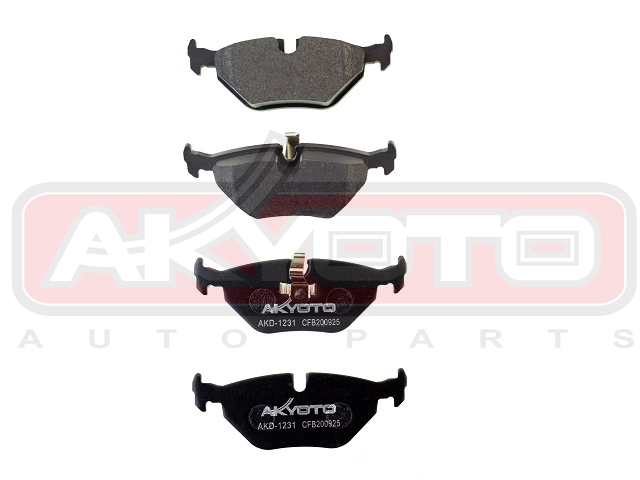 КОЛОДКИ ТОРМОЗНЫЕ ДИСКОВЫЕ ЗАДНИЕ AKD-1231
