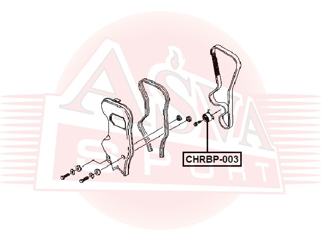 РОЛИК НАТЯЖНОЙ CHRBP-003