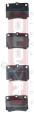 КОЛОДКИ ТОРМОЗНЫЕ ДИСКОВЫЕ ЗАДНИЕ AKD-1197