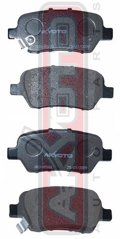КОЛОДКИ ТОРМОЗНЫЕ ДИСКОВЫЕ ЗАДНИЕ AKD-8506