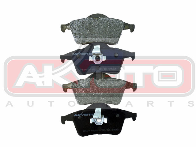 КОЛОДКИ ТОРМОЗНЫЕ ДИСКОВЫЕ ЗАДНИЕ AKD-9822