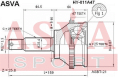 ШРУС НАРУЖНЫЙ 25x60x27 HY-011A47