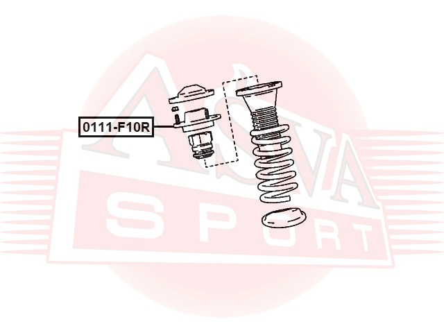 ОПОРА АМОРТИЗАТОРА 0111-F10R