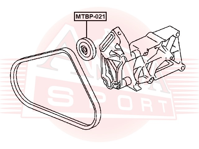 РОЛИК НАТЯЖНОЙ MTBP-021