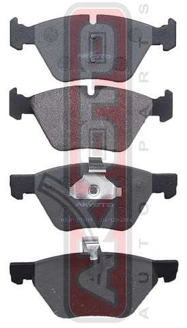 КОЛОДКИ ТОРМОЗНЫЕ ДИСКОВЫЕ ПЕРЕДНИЕ AKD-19104