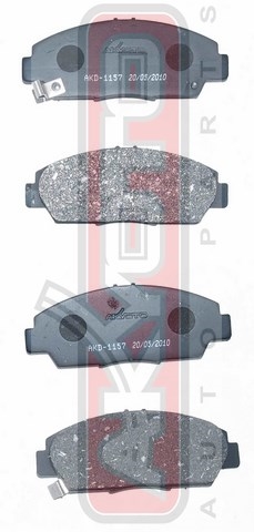 КОЛОДКИ ТОРМОЗНЫЕ ДИСКОВЫЕ ПЕРЕДНИЕ AKD-8293