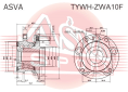 СТУПИЦА ПЕРЕДНЯЯ TYWH-ZWA10F