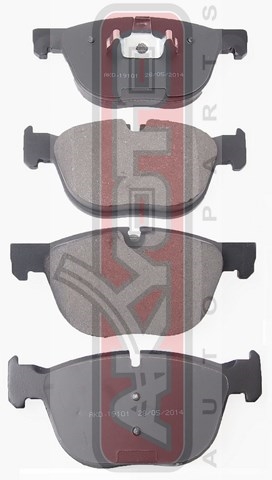 КОЛОДКИ ТОРМОЗНЫЕ ДИСКОВЫЕ ПЕРЕДНИЕ AKD-19101