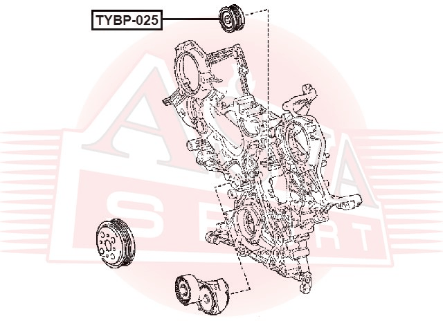 РОЛИК НАТЯЖНОЙ TYBP-025