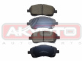 КОЛОДКИ ТОРМОЗНЫЕ ДИСКОВЫЕ ПЕРЕДНИЕ AKD-1257