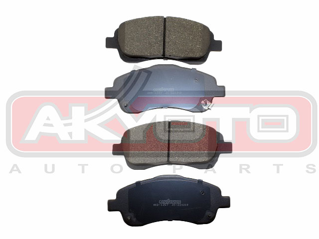 КОЛОДКИ ТОРМОЗНЫЕ ДИСКОВЫЕ ПЕРЕДНИЕ AKD-1257