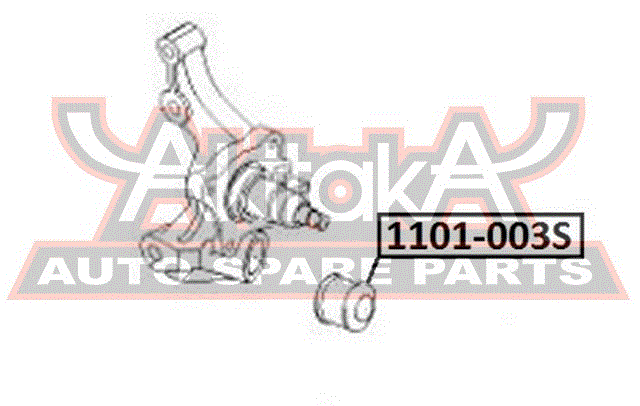 САЙЛЕНТБЛОК ЗАДНЕГО АМОРТИЗАТОРА 1101-003S