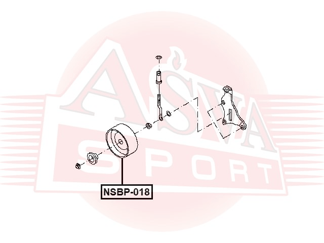 РОЛИК НАТЯЖНОЙ NSBP-018