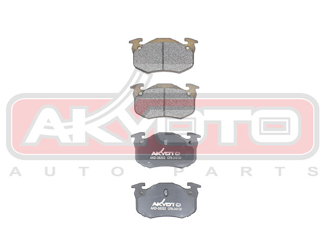 КОЛОДКИ ТОРМОЗНЫЕ ЗАДНИЕ AKD-38202