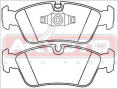 КОЛОДКИ ТОРМОЗНЫЕ ДИСКОВЫЕ ПЕРЕДНИЕ AKD-1011