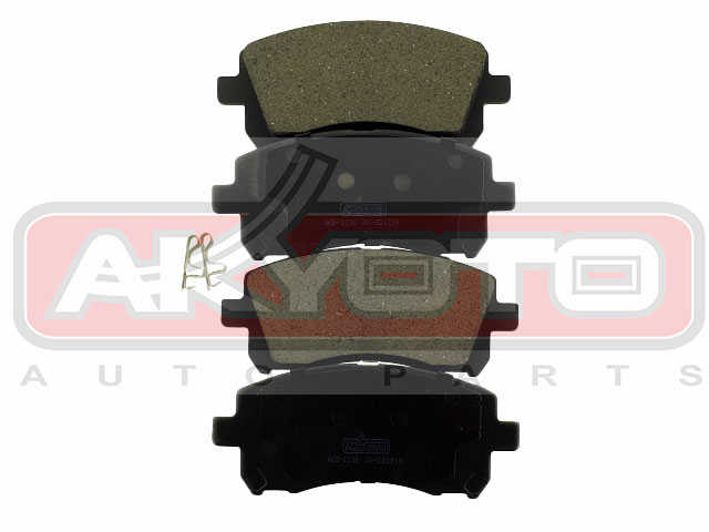 КОЛОДКИ ТОРМОЗНЫЕ ДИСКОВЫЕ ПЕРЕДНИЕ AKD-1130