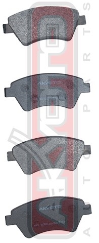 КОЛОДКИ ТОРМОЗНЫЕ ДИСКОВЫЕ ПЕРЕДНИЕ AKD-0350