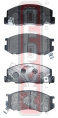 КОЛОДКИ ТОРМОЗНЫЕ ДИСКОВЫЕ ПЕРЕДНИЕ AKD-1198