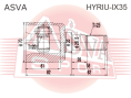 ШРУС ВНУТРЕННИЙ ЗАДНИЙ 20X35X25 HYRIU-IX35