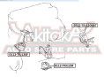 ПОДУШКА ДВИГАТЕЛЯ ПЕРЕДНЯЯ 1KDFTV/1KZTE 0112-TRJ120F