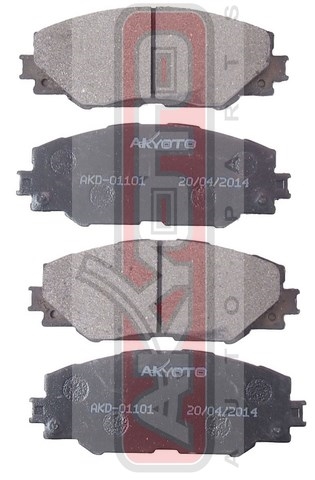 КОЛОДКИ ТОРМОЗНЫЕ ДИСКОВЫЕ ПЕРЕДНИЕ AKD-01101