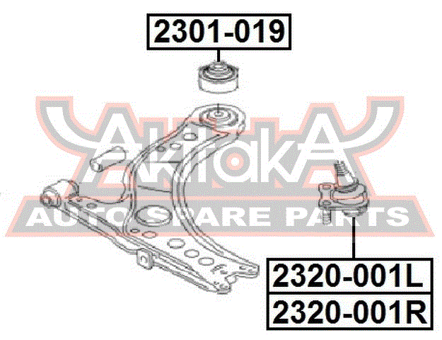 ОПОРА ШАРОВАЯ ПРАВАЯ 2320-001R