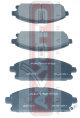 КОЛОДКИ ТОРМОЗНЫЕ ДИСКОВЫЕ ПЕРЕДНИЕ AKD-1189