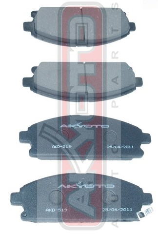КОЛОДКИ ТОРМОЗНЫЕ ДИСКОВЫЕ ПЕРЕДНИЕ AKD-1189