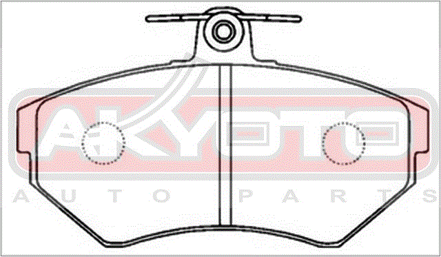 КОЛОДКИ ТОРМОЗНЫЕ ДИСКОВЫЕ ПЕРЕДНИЕ AKD-1009