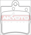 КОЛОДКИ ТОРМОЗНЫЕ ДИСКОВЫЕ ЗАДНИЕ AKD-1319
