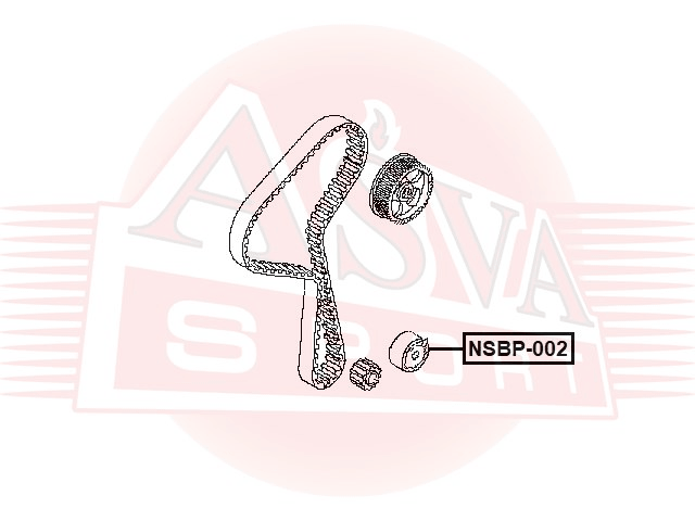 РОЛИК НАТЯЖНОЙ NSBP-002